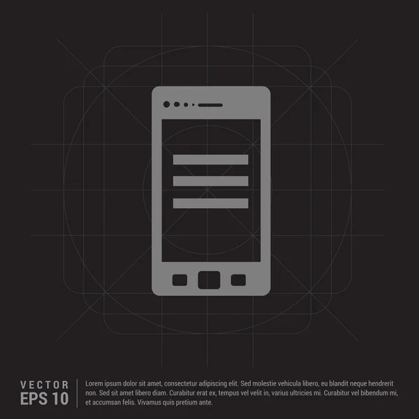 スマートフォンのアイコン — ストックベクタ