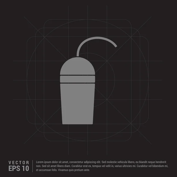Icône de boisson gazeuse — Image vectorielle