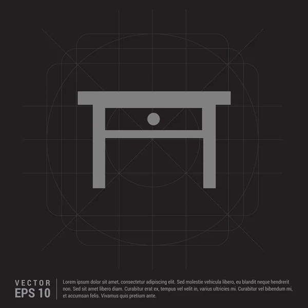 Ícone de mobiliário de gabinete —  Vetores de Stock