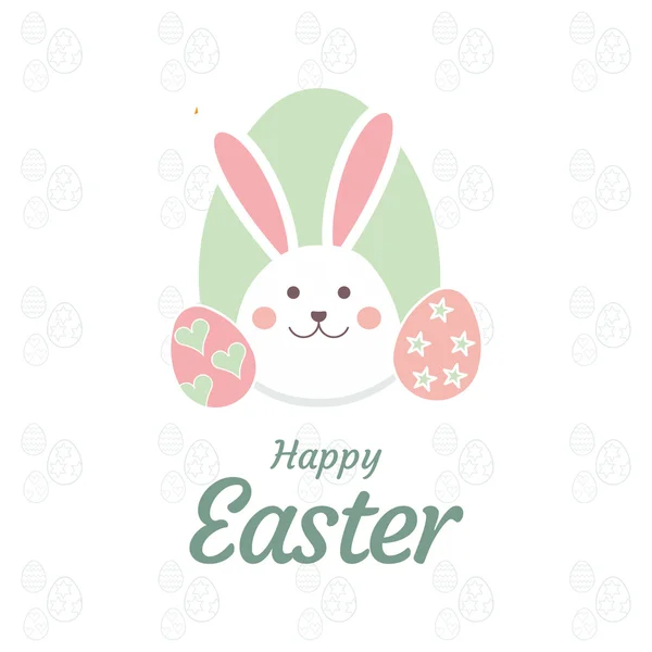 Funny Easter pattern background