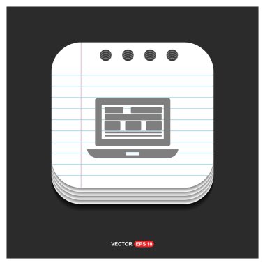 dizüstü bilgisayar simgesi