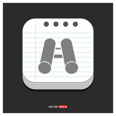 optik dürbün simgesi