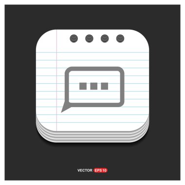 konuşma balonu simgesi