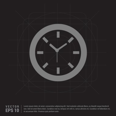 Saat simgesi. Saat simgesini