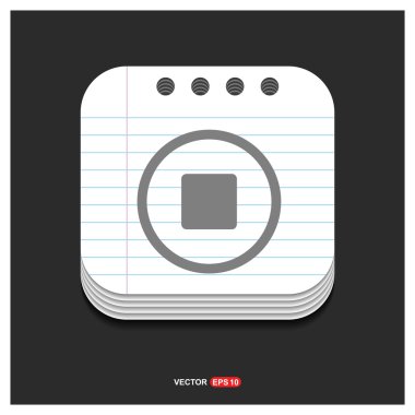 Dur düğmesi simgesi