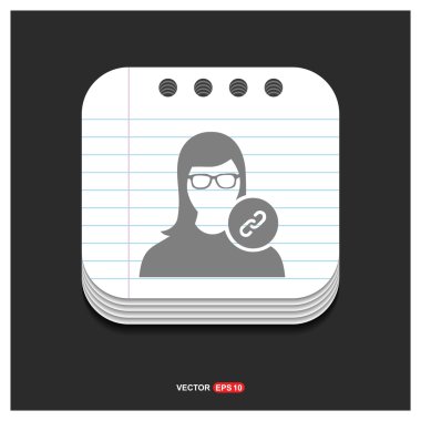 url bağlantı simgesi olan kullanıcı