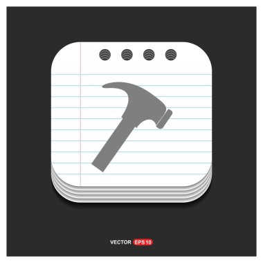 Aracı çekiç simgesi