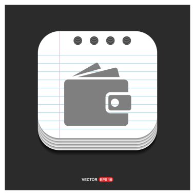 çanta, cüzdan simgesi