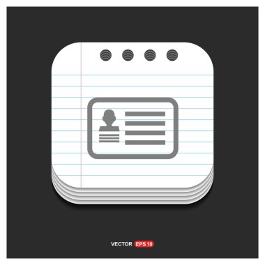 Kimlik kartı simgesi