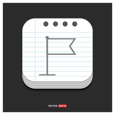 bayrak işareti simgesi