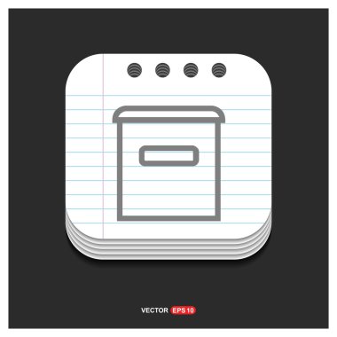 Arşiv kutusu simgesi