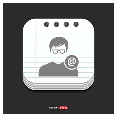 e-posta iletişim avatar simge