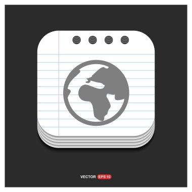 Dünya küre simgesi