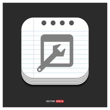 İngiliz anahtarı aracı simgesi