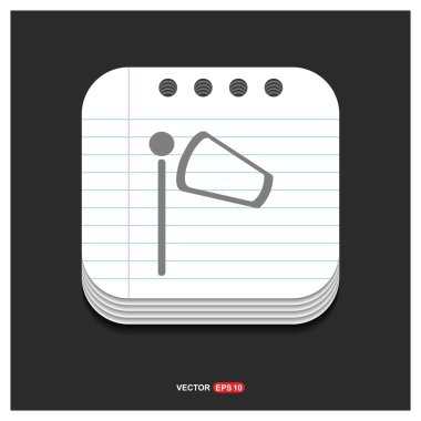 Rüzgar ölçüm koni simgesi