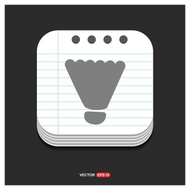 badminton mekik siki simgesi