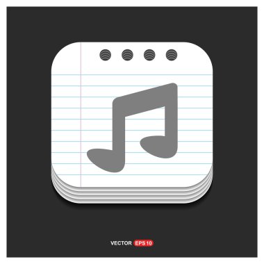 müzik notlar simgesi