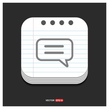 konuşma balonu simgesi