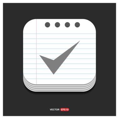 onay işareti simgesi