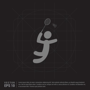 Badminton oyuncu simgesi