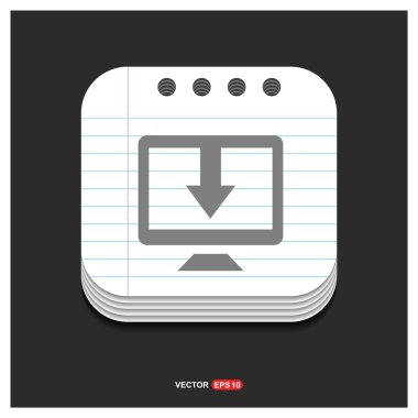 bilgisayar izleme simgesi