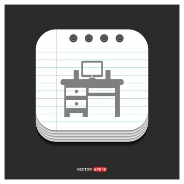 bilgisayar tablo simgesini