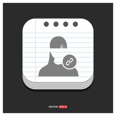 url bağlantı simgesi olan kullanıcı