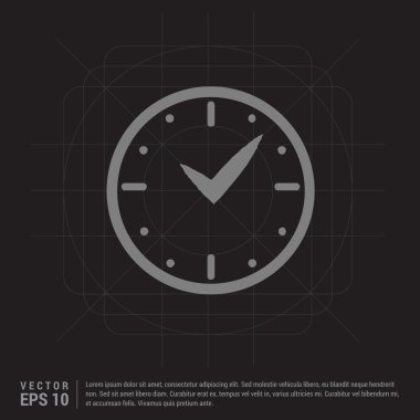 Saat simgesi. Saat simgesini