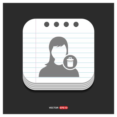 Kullanıcı simgesi silmek