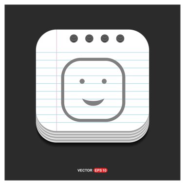 mutlu yüz smiley simgesi