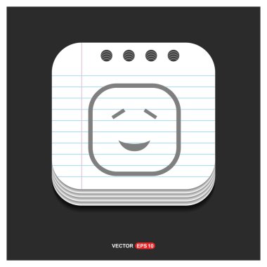 mutlu yüz smiley simgesi