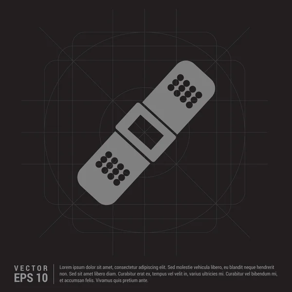 Medisch verband pictogram — Stockvector