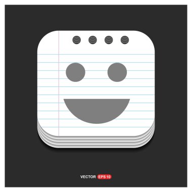 mutlu yüz smiley simgesi