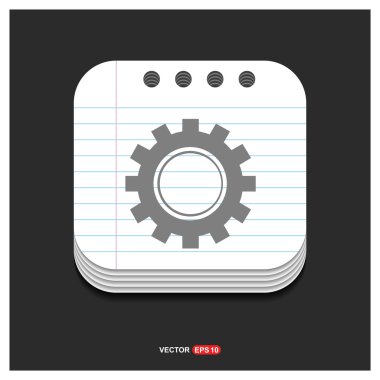 COG wheel, dişli, ayarları simgesi