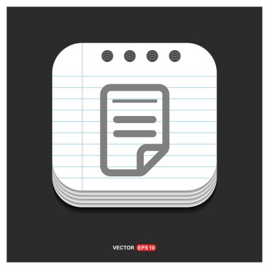 Kağıt belge simgesi