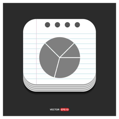 İlerleme grafik simgesi. 