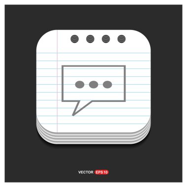 konuşma balonu simgesi