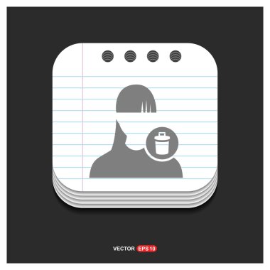 Kullanıcı simgesi silmek