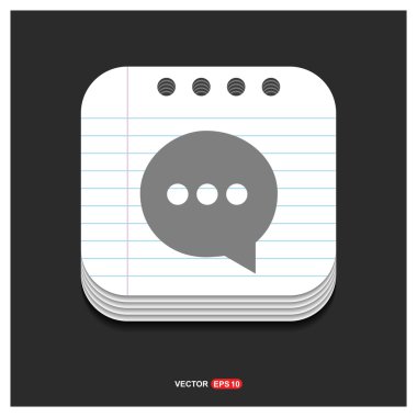 konuşma balonu simgesi