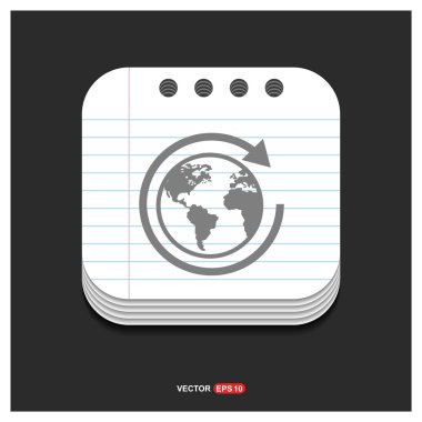 Dünya küre simgesi