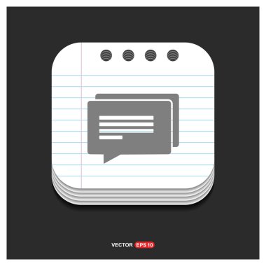 sohbet konuşma kabarcıklar simgesi