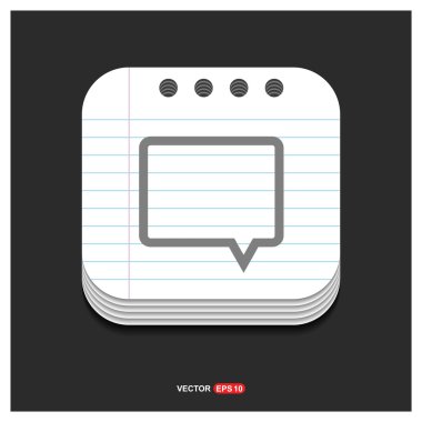 konuşma balonu simgesi