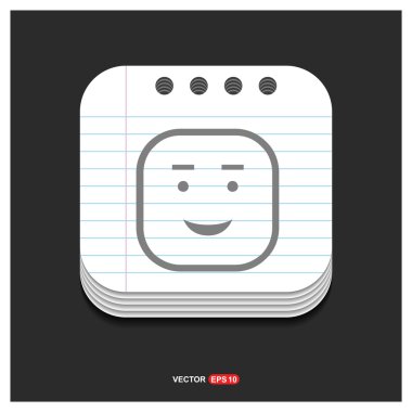 mutlu yüz smiley simgesi