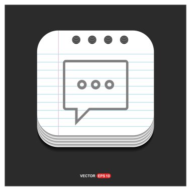 konuşma balonu simgesi