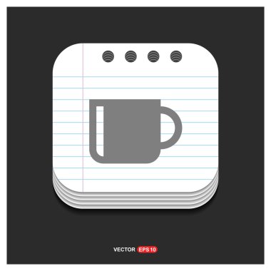 sıcak içecek simgesi