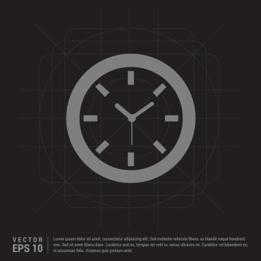 Saat simgesi. Saat simgesini