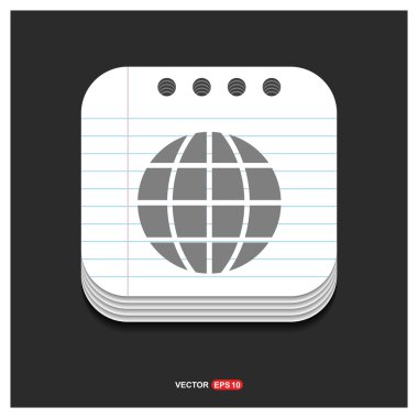 Dünya küre simgesi