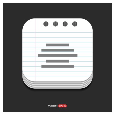 Belge hizalayın Merkezi simgesini