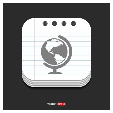 coğrafi küre simgesi