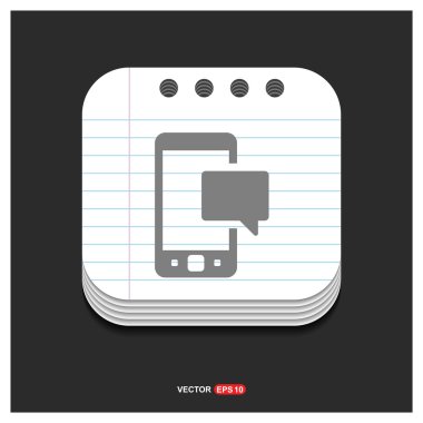 Modern smartphone simgesi